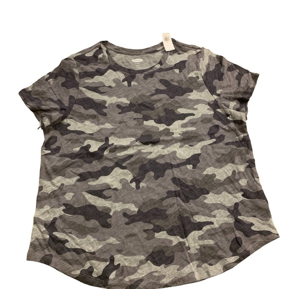 Old Navy | Gray Green Camouflage T-Shirt XL Short Sleeve - Picture 6 of 7